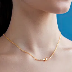 AIKA BY MINUTIAE Gold-Plated Crystal Necklace-17