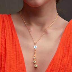 MINUTIAE Brass Gold-Plated Necklace-5