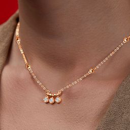 MINUTIAE Brass Gold-Plated Necklace-image-11