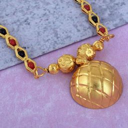 MEMOIR Brass Gold-Plated Necklace-31