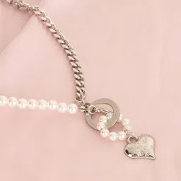 Kazo Silver-Plated Pearl Necklace-15