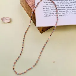 ABDESIGNS Rose Gold-Plated Beaded Sophisticated Necklace-47