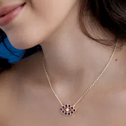 AIKA BY MINUTIAE Brass Silver-Plated Necklace-picture-35
