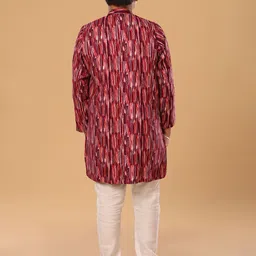The Mini Trunk Boys Printed Regular Kurta with Trousers image 4