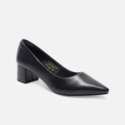 Allen Solly Woman Leather Block Pumps-14