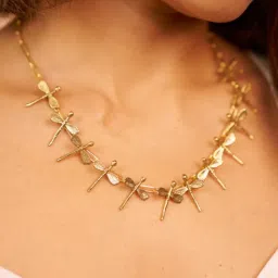 SOUL WORKS Gold Drops Of Dragonfly Necklace-picture-26