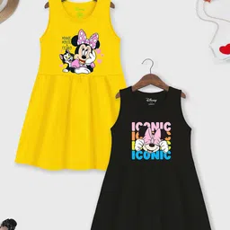 Disney By Miss and Chief Print A-Line Dress-image-98