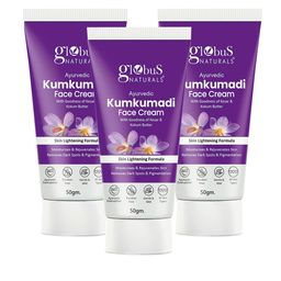 Globus naturals Set Of 3 Ayurvedic Kesar & Kokum Butter Kumkumadi Face Cream - 50gm Each-11
