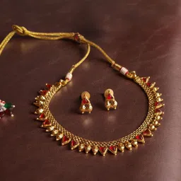 Kalakrith Milano Stones Studded Jewellery Set-image-82