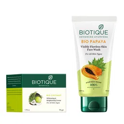 Biotique Unisex Bio Sustainable Set of Coconut Cream & Papaya Face Wash-57