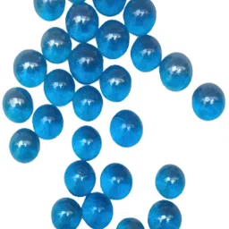 30__Pcs Light Blue OR Blue Kanche Glass Marble Ball Glass Pabbles Ball-image-5