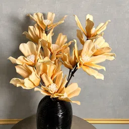 ERBA Yellow & Green Poppy Artificial Flower-picture-43