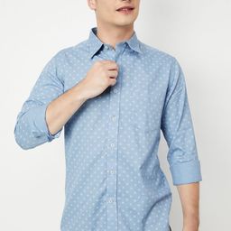 max Men Spread Collar Floral Printed Cotton Casual Shirt-picture-35