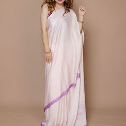 Anouk Ethnic Motifs Printed Satin Saree-24