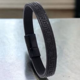 MYKI Men Leather Wraparound Bracelet-image-94