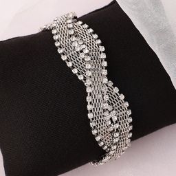 SOHI Women Silver-Plated Wraparound Bracelet-37