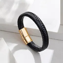 JOKER & WITCH Men Gold-Plated Wraparound Bracelet-42