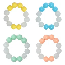 Arendelle Girls Combo of 4 Artificial Beaded Bracelet-92