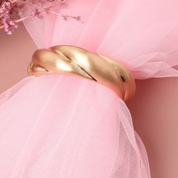 SOHI Women Gold Plated Cuff Bracelet-44