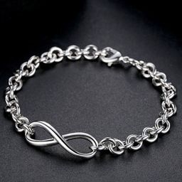 MYKI Silver-Plated Link Bracelet-image-33