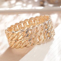 Rubans Voguish Gold-Plated Bangle-Style Bracelet-50