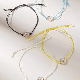 DressBerry Gold-Toned Set of 4 Wraparound Bracelet image 2