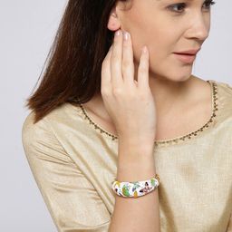 YouBella Women Multicoloured Gold-Plated Butterfly Bracelet-8