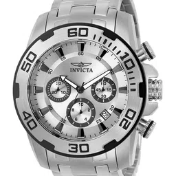 Invicta Pro Diver Scuba Men Stainless Steel Chronograph Motion Powered Analogue Watch22317-53