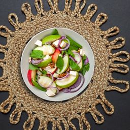PAROKSH Brown Braided Round Table Placemats-image-80