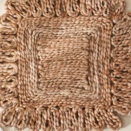 Home Centre Arena Brown Textured Square Jute Table Placemat-image-95