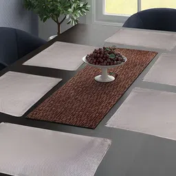 FABURAA 6 Pieces Beige Jute Rectangular Table Placemats-15