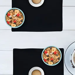 FABURAA Black 2 Pieces Jute Table Placemats-picture-20