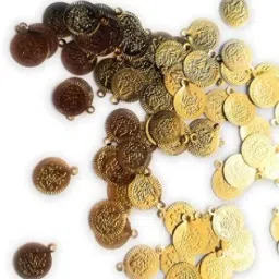 Light Weight Maha Lakshmi Coin Lakshmi kasu for Embroidery and Craft Work(Pack of 100pcs)-10