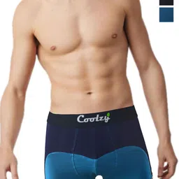 COOLZY Pack Of 3 Color Block Antibacterial Trunks - SEOCSOTNK3K520-S-0