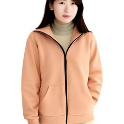 SZN Women Peach Fleece Jacket-picture-45