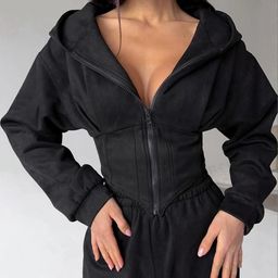 bebe Hooded Neck Sweatshirt With Joggers Co-Ords-image-57