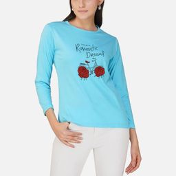 Moda Rapido Women Cotton Bio Finish Tshirts-image-77