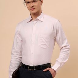 Cantabil Men Comfort Regular Fit Solid Spread Collar Cotton Formal Shirt-image-24