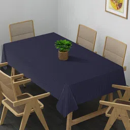 Arrabi Blue Striped 8-Seater Table Cover-52