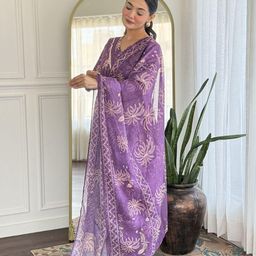 KALINI Women Printed A-Line Kurta Set-picture-57