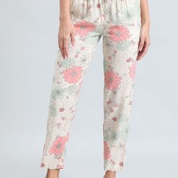 Go Colors Women Printed Mid-Rise Lounge Pants-picture-5