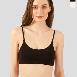 inner amourWomen Pack of 2 Everyday Full Coverage Seamless CottonYoga Bra-picture-52