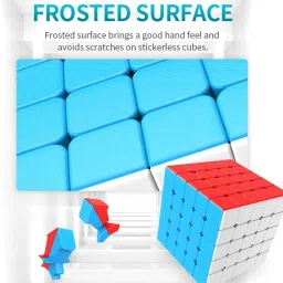 vmv fuzon High speedy Magic Cube 5x5x5 Puzzle Toy Puzzle for Kids V3 image 2