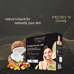 L'AVENOUR Set Of 3 D-Tan 6-Steps Facial Kit With Vitamin E & Niacinamide- 30 ml Each image 3