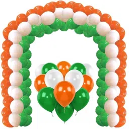 Solid Combo of Tricolor Independence Day, Republic day Special Tiranga Balloon-image-21