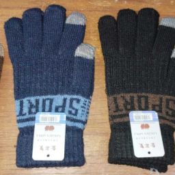 Solid Winter Men Gloves-image-42