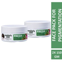 THE SOUMI'S CAN PRODUCT Fresh Set Of 2 Face Pack - 150g Each image 1