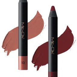 ME-ON Set of 2 Photoface Long Lasting Matte Finish Lip Crayon - Shade 13 & 24-89