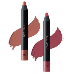 ME-ON 2-Pcs Photoface Long-Lasting Lip Crayon - Shade 13 & 17-29