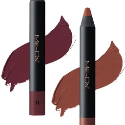 ME-ON Set Of 2 Photoface Non Transfer Lip Crayon Lipstick - 3.6g Each - Shade 11-Shade 23-60